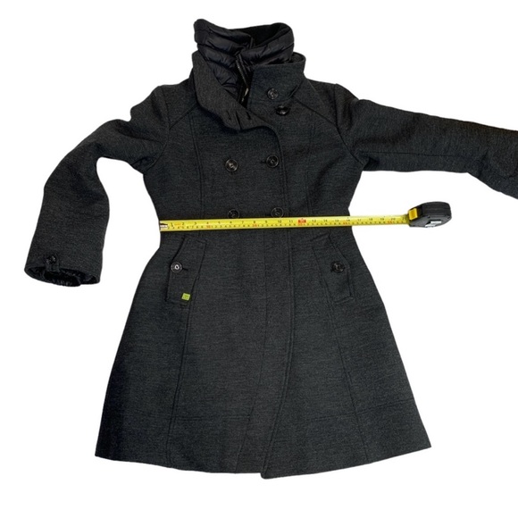 Soia and Kyo Wool Blend Jacket with Down Filled Bib and Cuffs - Picture 9 of 10